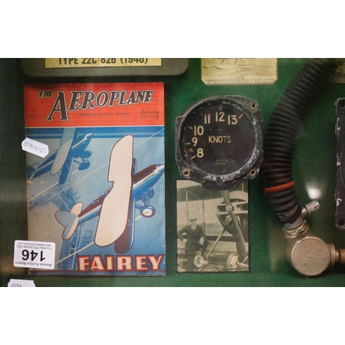 146 - A Collection Of Mainly World War Two Royal Air Force / RAF Collectables To Include Original Aircraft... 