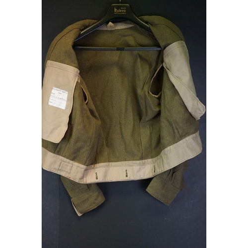 192 - A Collection Of Three x 1950's Australian Army Battledress Blouses, One Of The Blouses Fitted With R... 