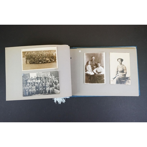 203 - A Collection Of Mainly Military Related Photographs Contained Within An Album Together With Three Ca... 