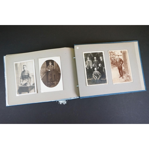 203 - A Collection Of Mainly Military Related Photographs Contained Within An Album Together With Three Ca... 