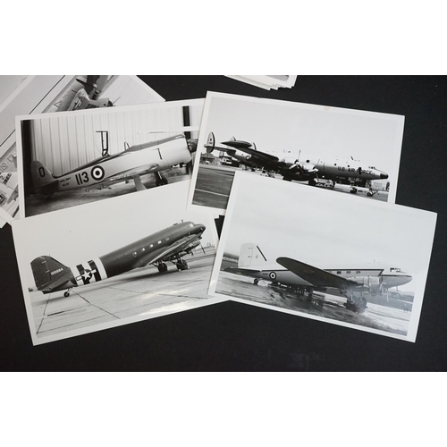 212 - A Large Collection Of Black & White Photographs Of Various Military Aircraft.