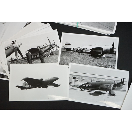 212 - A Large Collection Of Black & White Photographs Of Various Military Aircraft.