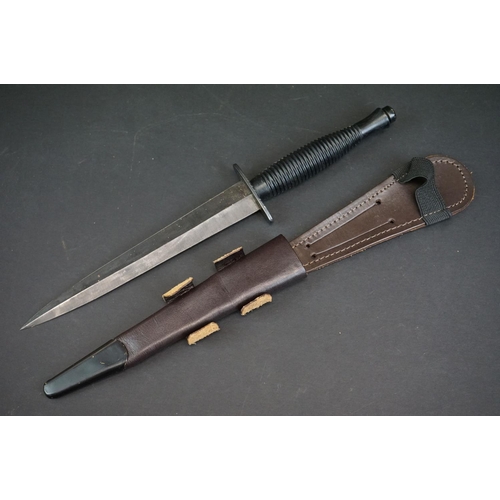 372 - A British Fairbairn Sykes British Commando Dagger 6-7/8