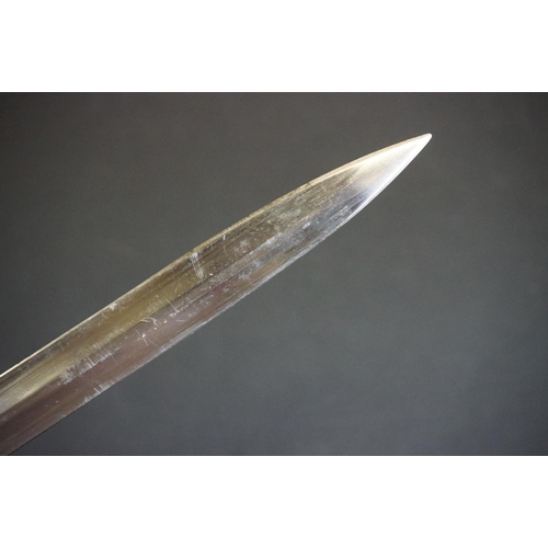 376 - A British Military Issued Pre World War One 1903 Pattern Bayonet, Blade Marked E.R. Together With Th... 