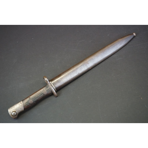 380 - A Turkish World War Two Mauser K98 Bayonet Complete With Scabbard.