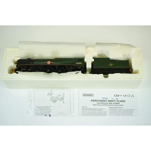 11 - Boxed Hornby OO gauge NRM National Rail Museum Special Edition R2294 BR 4-6-2 Merchant Navy Class El... 