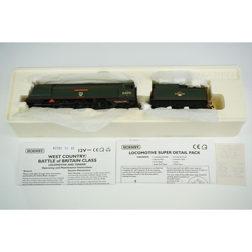 14 - Boxed Hornby R2282 BR 4-6-2 West Country Class Weymouth Super Detail locomotive