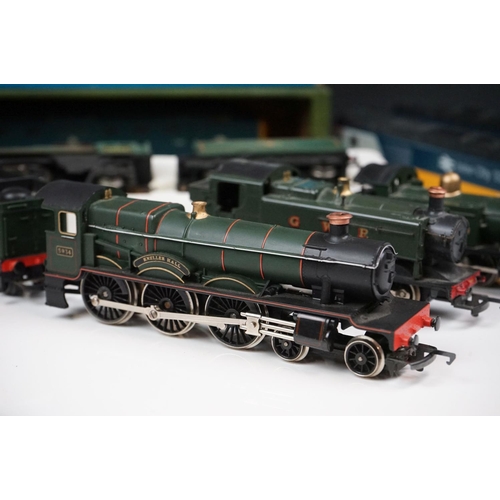 102 - 11 OO gauge locomotives to include a boxed Airfix 54150-1 Prairie Tank Locomotive 2-6-2 (GWR Green L... 