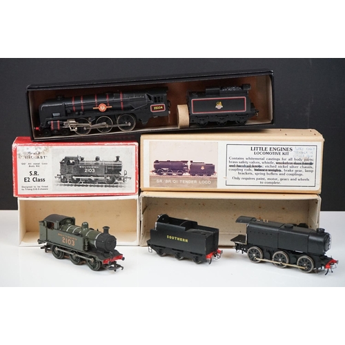 112 - Two boxed OO gauge metal kit locomotives (both built) to include Little Engines SR/BR 01 Tender Loco... 