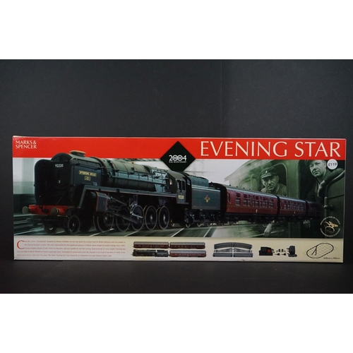 33 - Boxed Hornby Marks & Spencer R1052 Evening Star Train Set, complete with inner packaging sealed