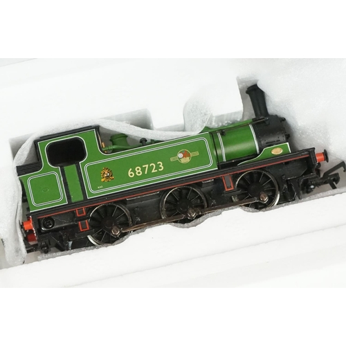 54 - Three boxed Bachmann OO gauge locomotives to include 31559 V2 Green Arrow green 60800, 31550 V2 6080... 