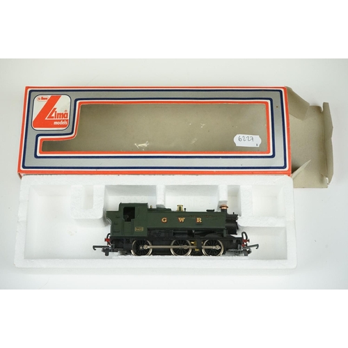 62 - Three Lima OO gauge locomotives to include Rapid, King George V and GWR 0-6-0 in green livery