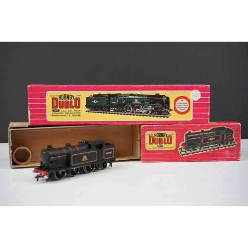 65 - Two boxed Hornby Dublo 2 rail locomotives to include 2235 4-6-2 SR West Country Locomotive Barnstabl... 