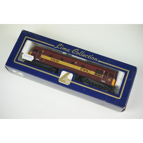 68 - Four boxed Lima Collection OO gauge locomotives to include 204705A8 Mainline 33063, L204610 Merlin, ... 