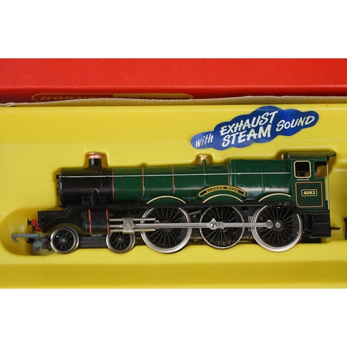 70 - Seven Hornby / Triang OO gauge locomotives to include R552 4-6-2 Class 7 Oliver Cromwell Silver Seal... 