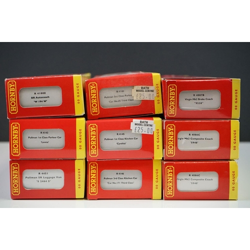 71 - Nine boxed Hornby OO gauge items of rolling stock to include 2 x R4086C, R4087B, R4451, R4143, R4146... 