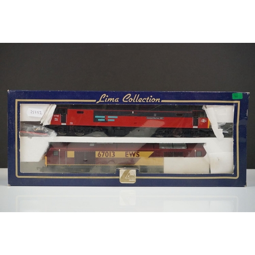 72 - Boxed Lima Collection OO gauge L204931 Set Two Locomotives Class 67013 EWS + Class 47738 BBH