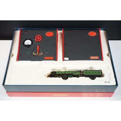 79 - Boxed Hornby OO gauge Live Steam LNER 4-6-2 Class A3 Flying Scotsman steam powered locomotive set, i... 