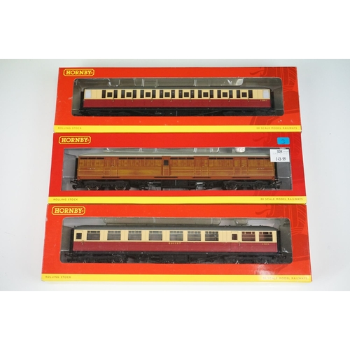 80 - 32 Boxed Hornby OO gauge items of rolling stock to include R4409 BR Hawksworth Passenger Brake W322W... 