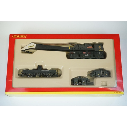 82 - 16 Boxed Hornby OO gauge items of rolling stock to include R6183 BR 75 Ton Breakdown Car weathered e... 