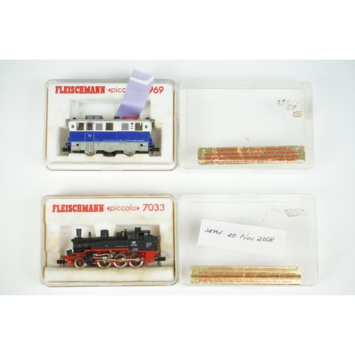 91 - Six boxed N gauge locomotives to include Bachmann Steam Locomotive 51-545-12 Mikado 2-8-2 7 Vandebil... 