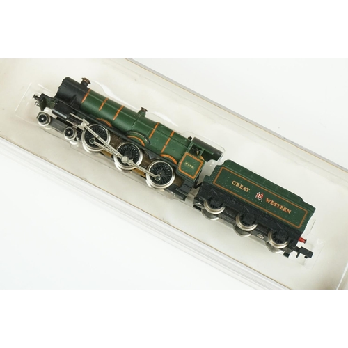 92 - Six boxed / cased N gauge locomotives to include Grafar City of Hereford, Trix 2-6-0 BR in black wit... 