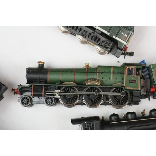 94 - 12 N gauge locomotives to include Grafar Prince Palatine, Dapol Albert Hall, Bachmann Union Pacific ... 