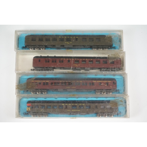 95 - Three N gauge locomotives to include Trix 2-6-2 in BR black plus 15 x boxed/cased items of N gauge r... 