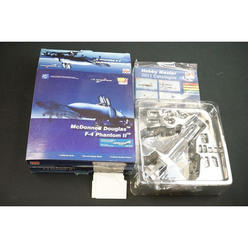 1001 - Seven boxed 1/72 HM Hobby Master Air Power Series McDonnell Douglas F-4 Phantom II diecast model pla... 