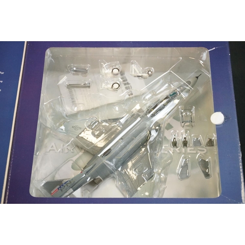 1002 - Seven boxed 1/72 HM Hobby Master Air Power Series McDonnell Douglas F-4 Phantom II  diecast model pl... 