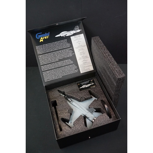 1003 - Four boxed 1/72 Gemini Aces diecast model planes to include GANAF5002 RNLAF F-16 Demo Team, GAUSA700... 