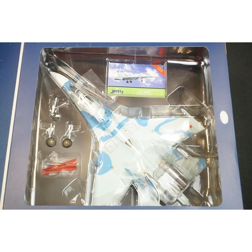 1006 - Seven boxed ltd edn 1/72 Witty Wings diecast model planes to include SU-30MK Russia Air Force 501, S... 