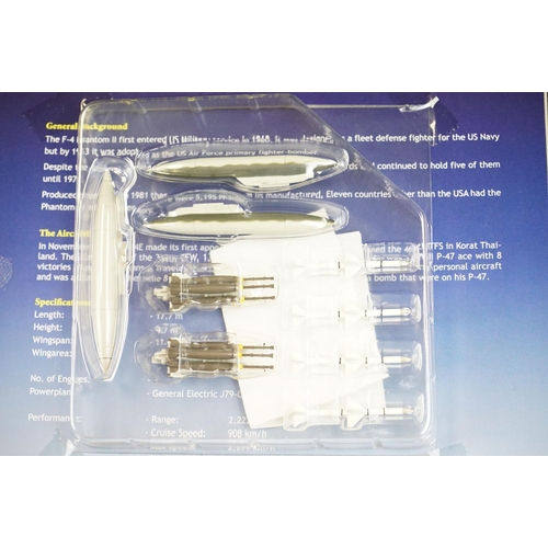 1013 - Seven boxed 1/72 HM Hobby Master Air Power Series McDonnell Douglas diecast model planes to include ... 