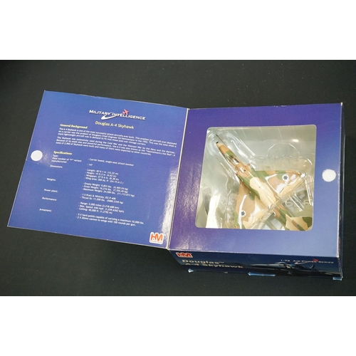 1017 - Seven boxed 1/72 HM Hobby Master Air Power Series diecast model planes to include HA1417, HA1423, HA... 