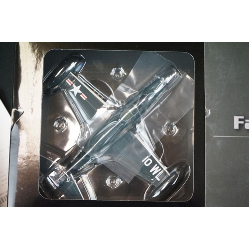 1018 - Eight boxed 1/72 Falcon Models Wings of Fame diecast model planes, all variants, appearing complete