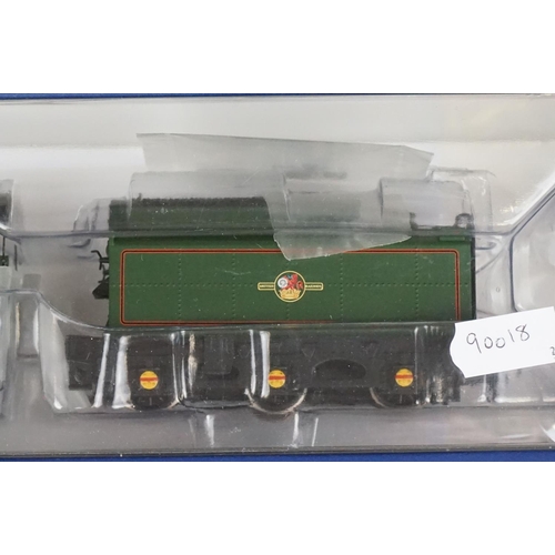 113 - Three boxed Bachmann OO gauge locomotives to include 32508 Standard Class 5MT 73049 BR green late cr... 