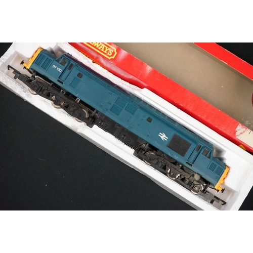 119 - Boxed Hornby OO gauge R1016 Caledonian Local electric train set, complete, plus 2 x boxed Hornby Die... 