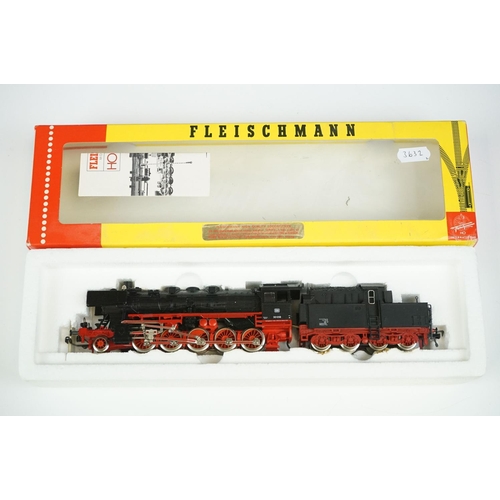 121 - Two boxed HO / OO gauge locomotives to include Fleischmann 4175 2-10-0 with tender and Triang Hornby... 