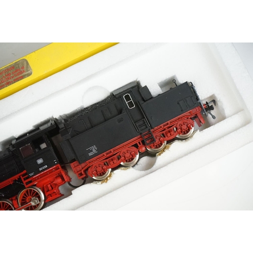 121 - Two boxed HO / OO gauge locomotives to include Fleischmann 4175 2-10-0 with tender and Triang Hornby... 