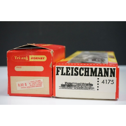 121 - Two boxed HO / OO gauge locomotives to include Fleischmann 4175 2-10-0 with tender and Triang Hornby... 