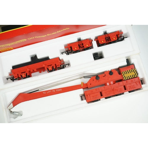 123 - Three boxed Hornby OO gauge locomotives to include R751 BR Co Co Diesel Electric, R758 BR Loco Hymek... 