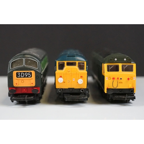 124 - Four OO gauge locomotives to include 3 x Lima (59001, Sir Edward Elgar & 31003 BR) and Hornby D6119