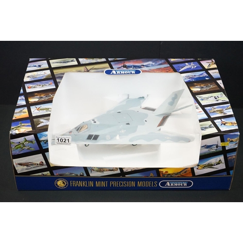 1021 - Two boxed diecast model planes to include Franklin Mint Precision Models Armour Collection B11E091 F... 