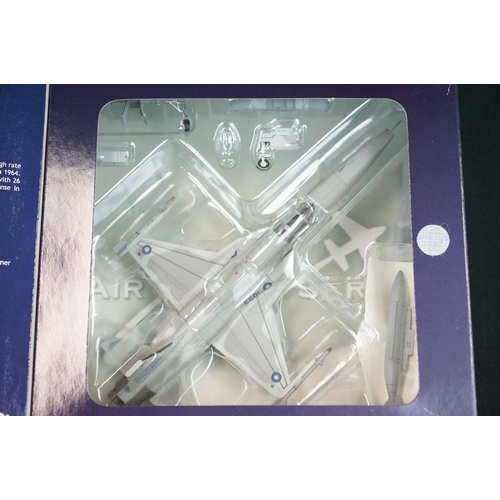 1022 - Ten boxed 1/72 HM Hobby Master Air Power Series  diecast model planes to include 5 x AV-8B Harrier I... 