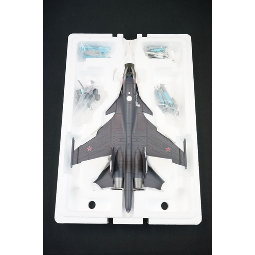 1025 - Six boxed 1/72 HM Hobby Master Air Power Series diecast model planes to include HA5201, HA3004, HA48... 