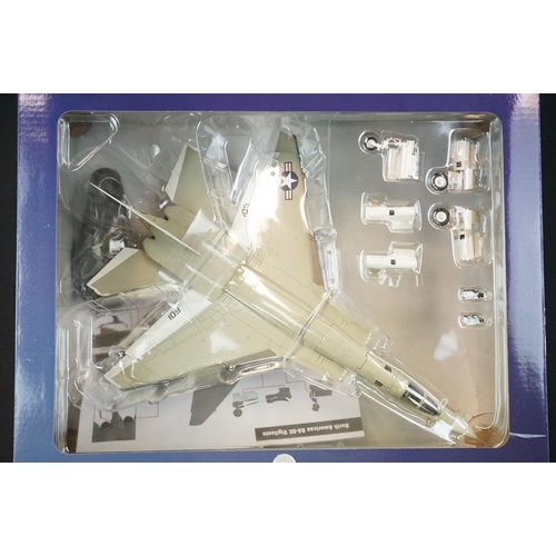 1025 - Six boxed 1/72 HM Hobby Master Air Power Series diecast model planes to include HA5201, HA3004, HA48... 