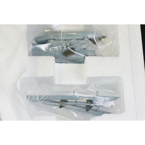 1025 - Six boxed 1/72 HM Hobby Master Air Power Series diecast model planes to include HA5201, HA3004, HA48... 