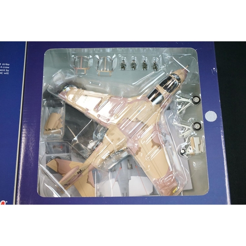 1029 - Seven boxed 1/72 HM Hobby Master Air Power Series diecast model planes HA5002, HA1610, HA3701, to in... 