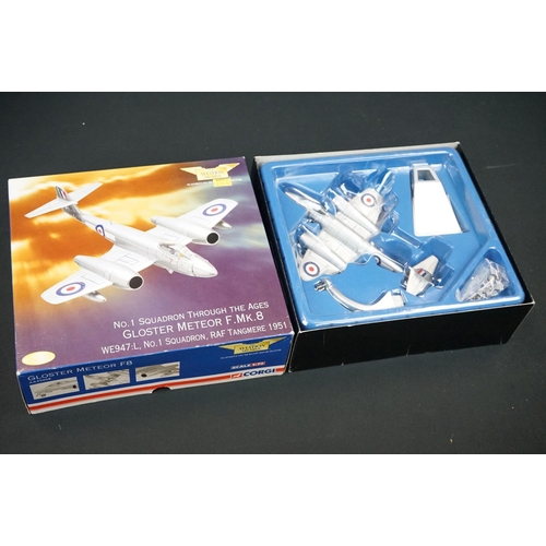 1050 - 10 Boxed Corgi diecast aviation models to include US Modern Warfare AA35903, US Modern Modern Warfar... 