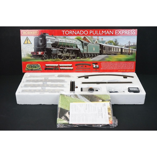 162 - Two boxed Hornby OO gauge electric train sets to include R1142 Western Messenger and R1169 Tornado P... 